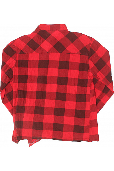 Dámská červená kostkovaná košile s dlouhým rukávem ležérní Vel. M | Unimoda | obrázek 3