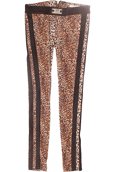 Dámské Kalhoty Hnědé Second Hand Vel. 38