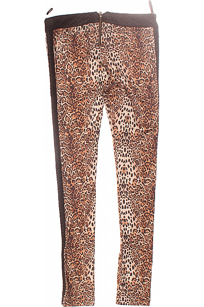 Dámské Kalhoty Hnědé Second hand Vel. 38