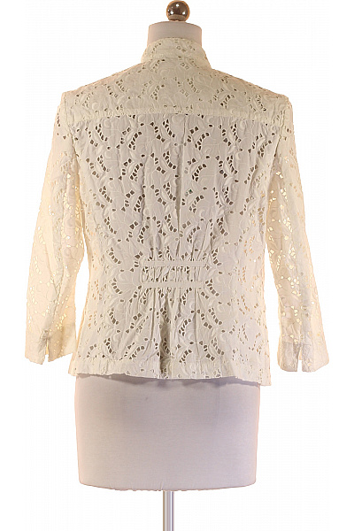 BANANA REPUBLIC Letní Dámské Sako Bílé Second hand | BANANA REPUBLIC | obrázek 2