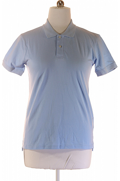 Crone Pánské Tričko s Límečkem Modré Vel. L | crone | obrázek 2