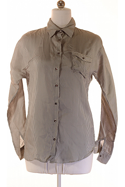 DAY Dámská Košile Dlouhý Rukáv Pruhovaná Elegantní Business Regular Fit Vel. 36