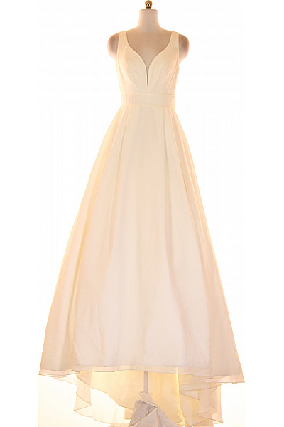 Šaty Bílé Second Hand Vel. 36