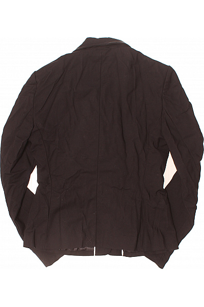 MANGO Dámské bavlněné černé vypasované sako elegantní jednořadé s jedním knoflíkem Velikost 38 | MANGO | obrázek 3