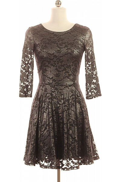  Šaty s Krajkou Černé | Unimoda | obrázek 2