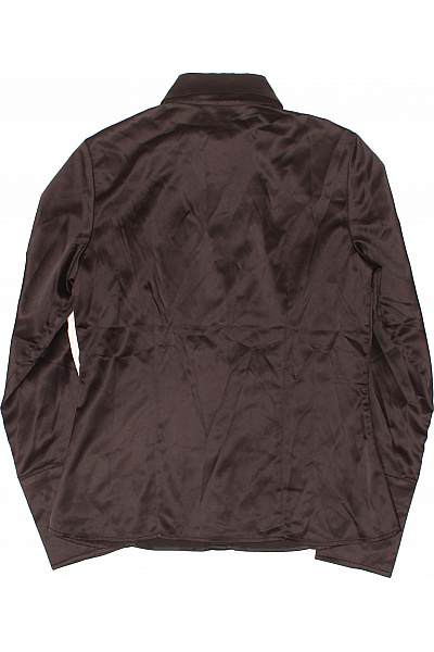 reserved Dámská hnědá lesklá košile dlouhý rukáv vypasovaná elegantní Vel. m | reserved | obrázek 3