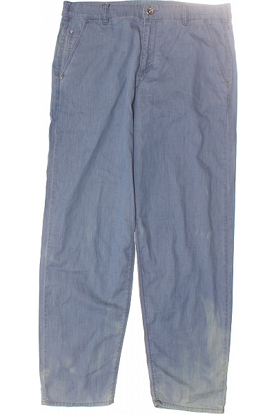 Dámské Kalhoty Rovné Modré ARMANI Vel. 28