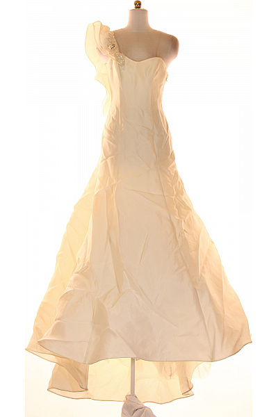 Svatební šaty  Šaty Hedvábné Béžové Vel. 38