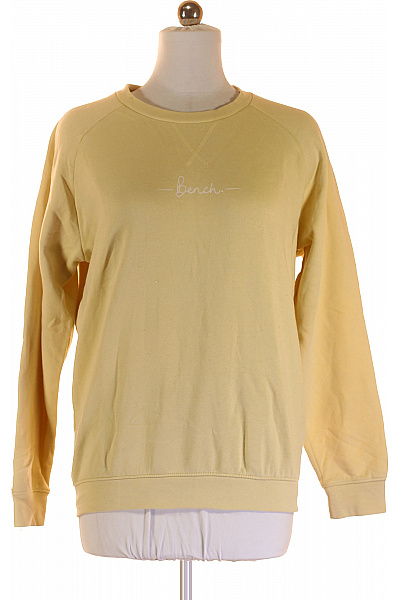 BENCH. Dámská Mikina Bez Zapínání Žlutá Vel. 38