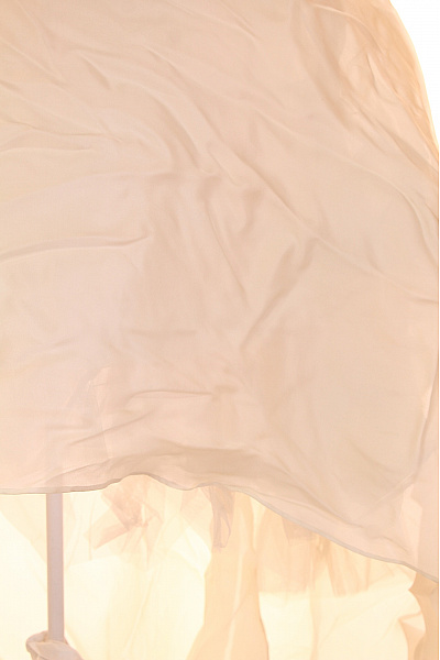 Šaty Hedvábné Béžové Vel. 40 | Unimoda | obrázek 6