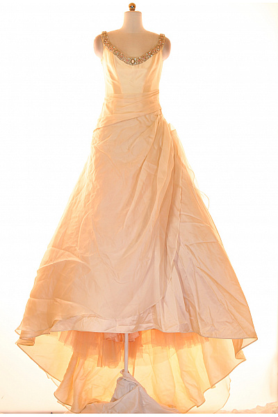 Šaty Hedvábné Růžové Vel. 40