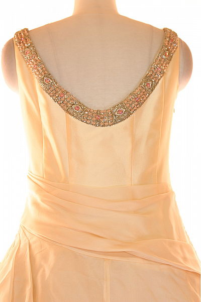 Šaty Hedvábné Růžové Vel. 40 | Unimoda | obrázek 3