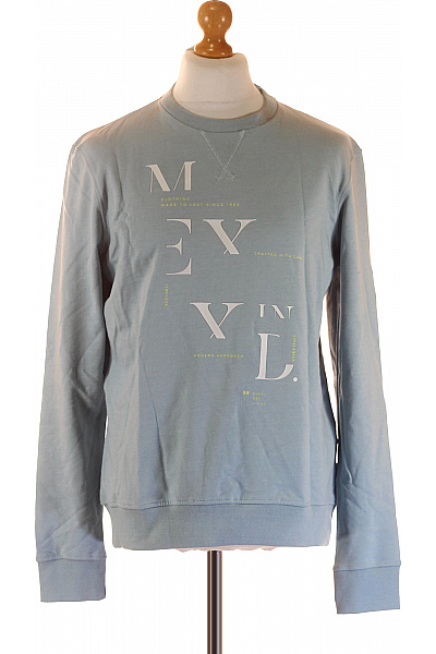 Mexx Pánská Mikina Bez Zapínání Modrá Vel. M