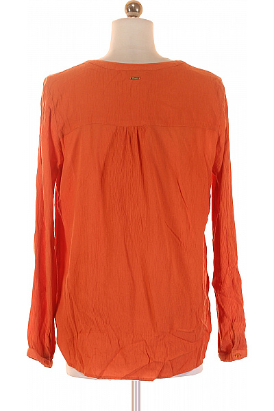 TOM TAILOR  Halenka Jednobarevná Oranžová Second hand Vel. S | TOM TAILOR | obrázek 3
