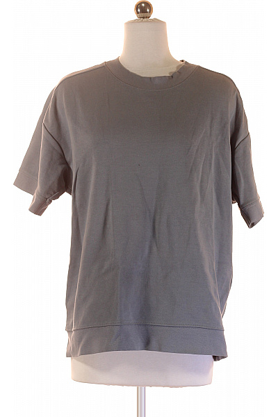 ZARA Dámské Tričko Šedé Second hand Vel. S | ZARA | obrázek 2