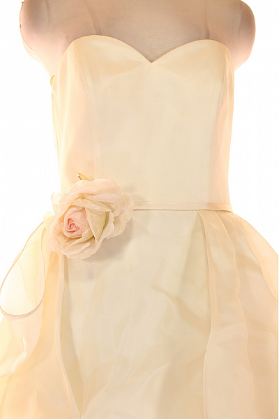 Šaty Hedvábné Béžové Vel. 40 | Unimoda | obrázek 6