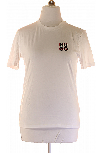 Hugo Boss Pánské Tričko s Potiskem Bílé Vel. M | Hugo Boss | obrázek 3