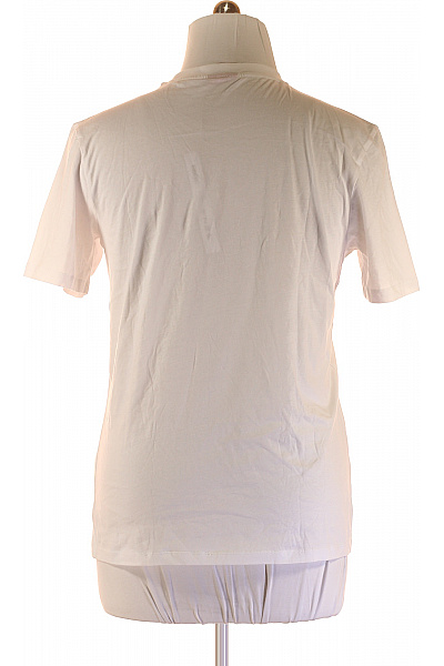 Hugo Boss Pánské Tričko s Potiskem Bílé Vel. M | Hugo Boss | obrázek 4