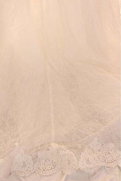 Svatební šaty  Šaty Cupro Béžové Second hand Vel. 40 | Unimoda | obrázek 5