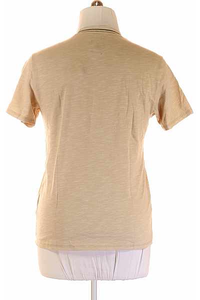 Guess Pánské Tričko Béžové Second hand Vel. M | Guess | obrázek 2