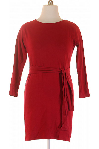  Mikinové Šaty Červené Vel. XL | Unimoda | obrázek 2