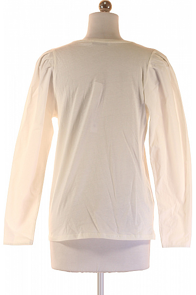 Jednoduché Dámské Tričko Bílé MANGO Vel. XS | MANGO | obrázek 3