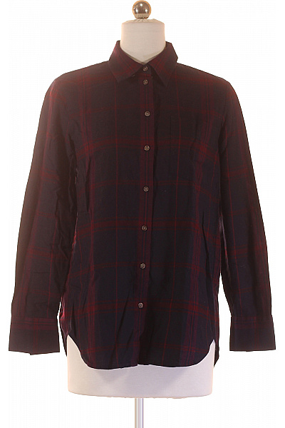 Club Monaco Kostkovaná Dámská Košile Fialová Vel. XS | Club Monaco | obrázek 2