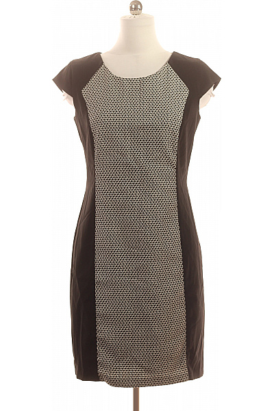 Orsay Černobílé pouzdrové šaty elegantní krátké business upnuté Vel. 40 | Orsay | obrázek 2