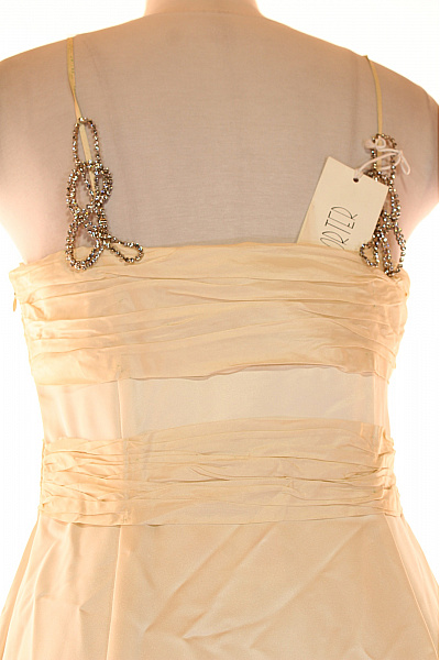 Šaty Béžové Vel. 40 | Unimoda | obrázek 3