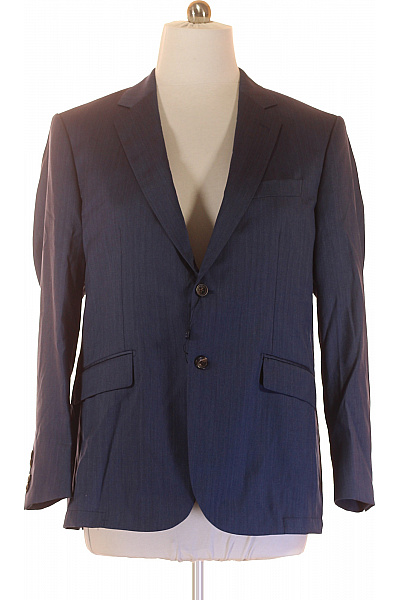 HACKETT Společenské Pánské Sako Vlněné Modré | HACKETT | obrázek 2