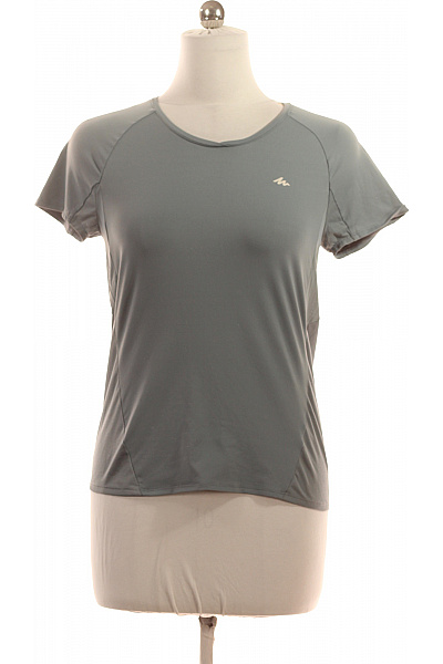 Dámské šedé sportovní funkční tričko s krátkým rukávem Velikost S | Unimoda | obrázek 2