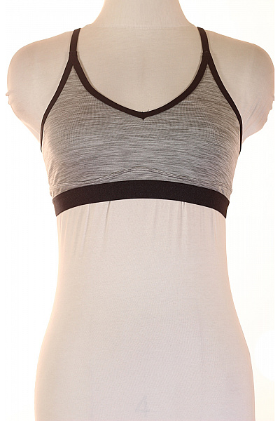 Dámská Sportovní Podprsenka šedá Melírovaná Vel. XS