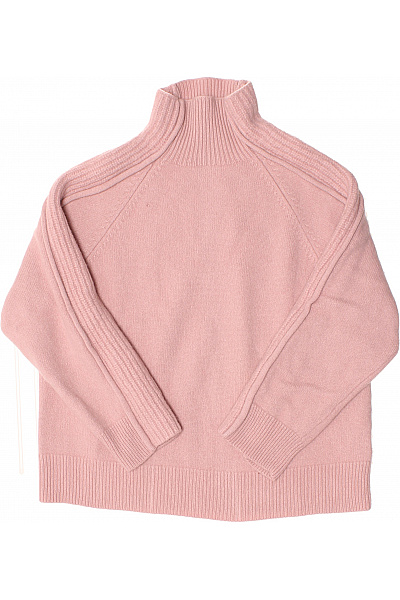 Calvin Klein Dámský Rolák Vlněný Růžový Vel. M