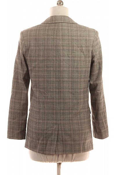 Miss Selfrdige Dámský dvouřadý polyesterový kostkovaný sako elegantní moderní Velikost 38 | Miss Selfrdige | obrázek 3