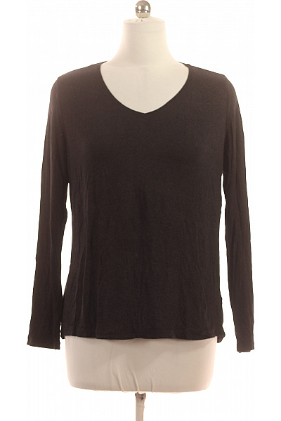 Esmara Dámské viskózové tričko černé dlouhý rukáv V-výstřih basic Vel. 40/42 | Esmara | obrázek 2