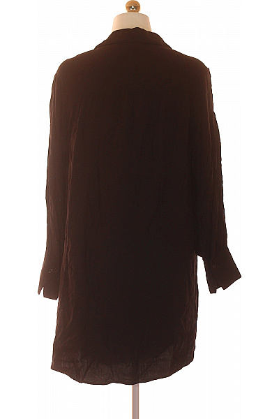 HM  Dámské šaty košilové s dlouhým rukávem černé volnočasové Velikost XS | HM  | obrázek 3