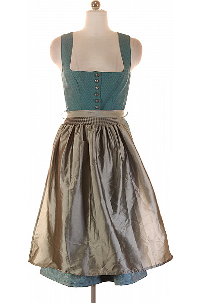 Společenské  Šaty Zelené Trachtenmanufaktur Vel. 34 | Trachtenmanufaktur | obrázek 2