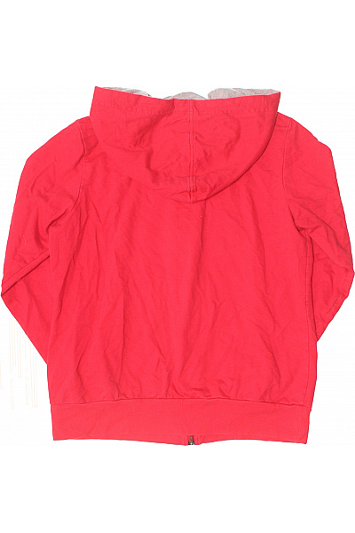 JOHN BANER Červená mikina s kapucí a potiskem John Baner na zip Vel. 40/42 | JOHN BANER | obrázek 3