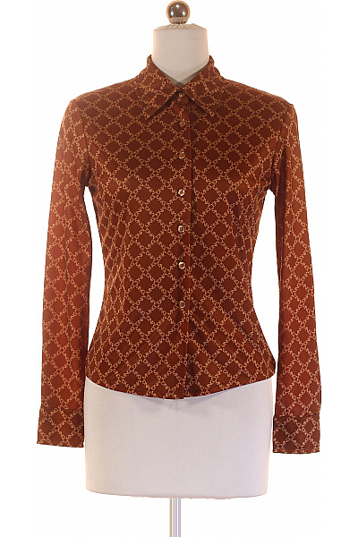 Vzorovaná Dámská Košile Hnědá MANGO Vel. S | MANGO | obrázek 2