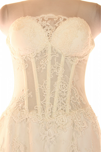 Svatební šaty  Šaty Bílé Vel. 44 | MADE IN ITALY | obrázek 5