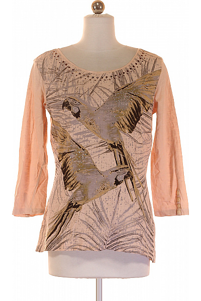 Monnari Dámské Tričko Růžové Second hand Vel. S | monnari | obrázek 2