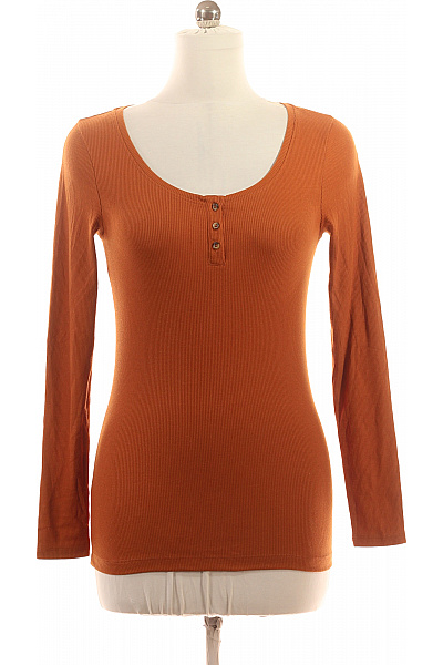 F&F Dámské Tričko Oranžové Second hand Vel.  38 | F&F | obrázek 2