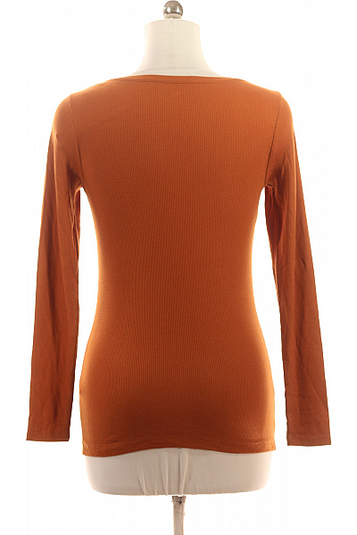 F&F Dámské Tričko Oranžové Second hand Vel.  38 | F&F | obrázek 3