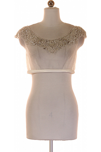 Společenská  Halenka Bílá | Unimoda | obrázek 2