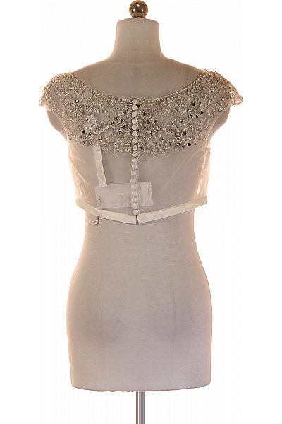 Společenská  Halenka Bílá | Unimoda | obrázek 3