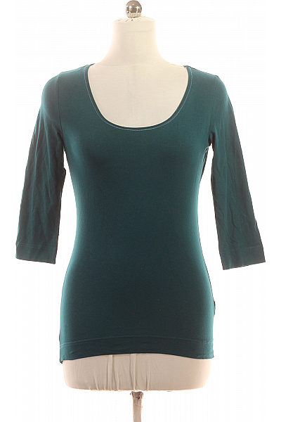 Jednoduché Dámské Tričko Modré Vel. M | HM  | obrázek 2