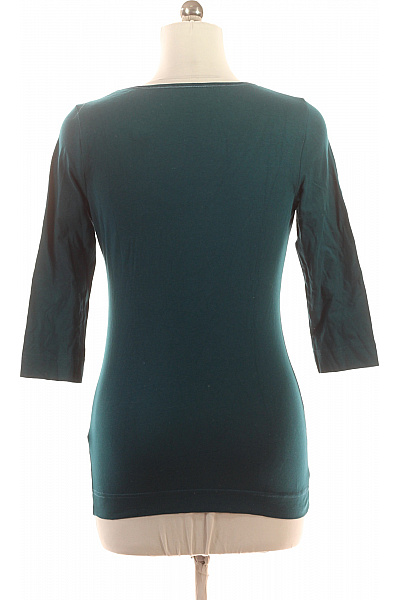 Jednoduché Dámské Tričko Modré Vel. M | HM  | obrázek 3