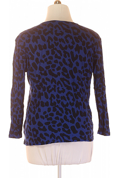 Dámské Tričko s Potiskem Modré Second hand Vel. L | oyanda | obrázek 3