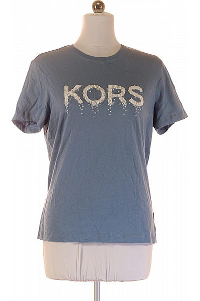 Dámské Tričko Modré MICHAEL KORS Second Hand Vel. M