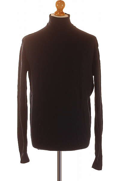 Pánský Rolák Vlněný Černý | MAX TONSO CASHMERE | obrázek 2